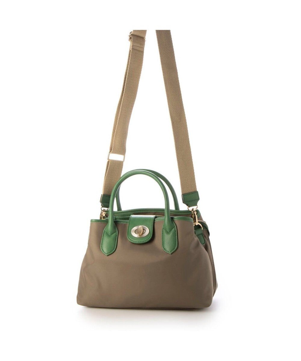 UNBILLION 【テレビ ドラマ着用アイテム】ペルケ perche / ナイロン×牛革付属ユーティリティ2wayトートS 