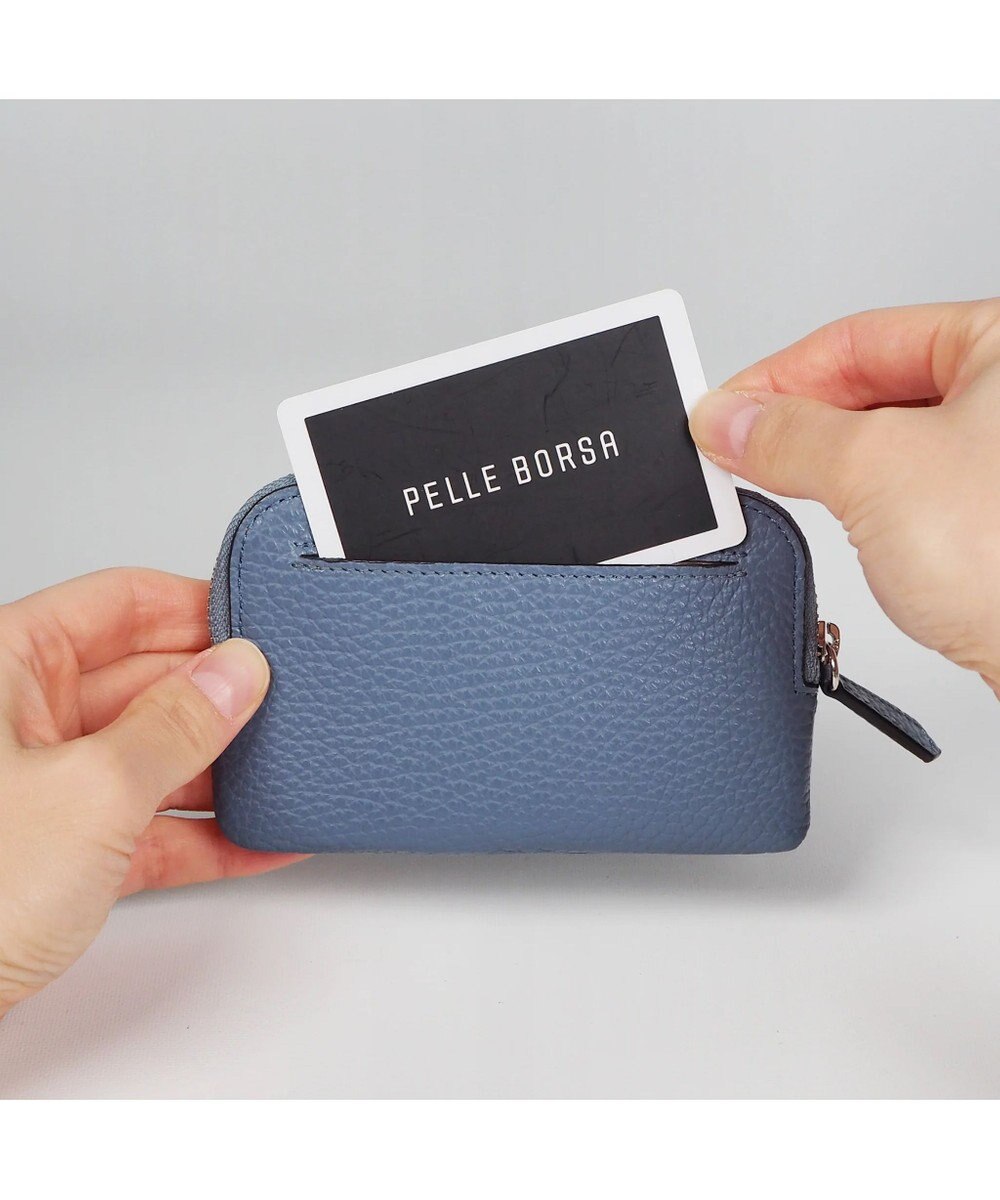 PELLE BORSA ラウンドファスナーキーポーチ Comfy コンフィー 6712 