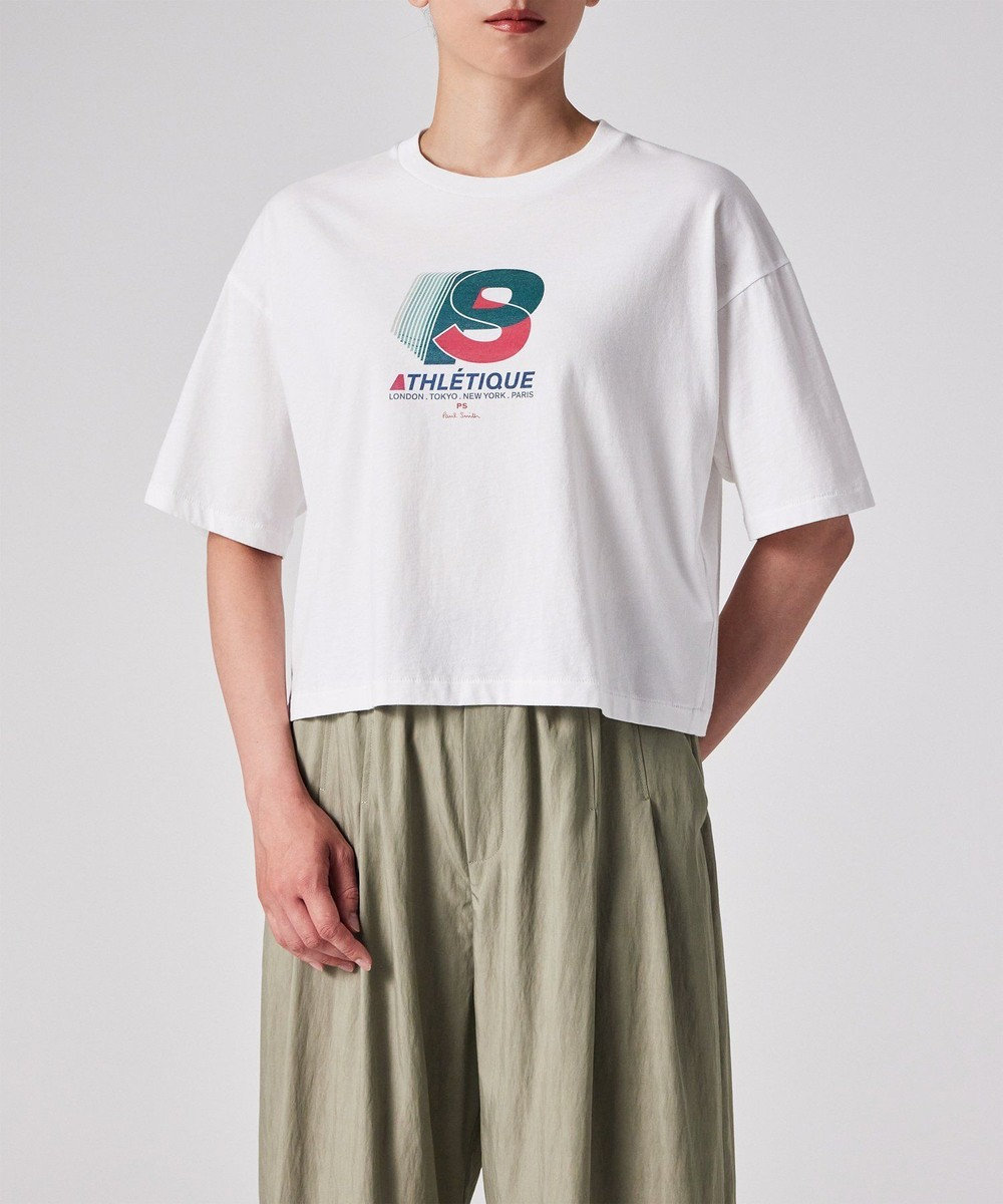 Paul Smith アスレチック クロップド 半袖Tシャツ 