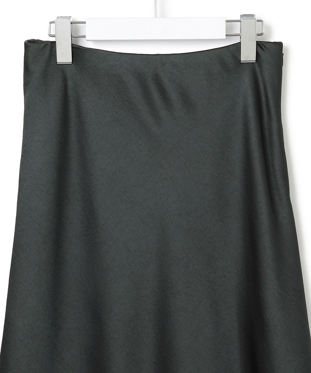 23区 L 【洗える】ヴィンテージサテン Iライン スカート 