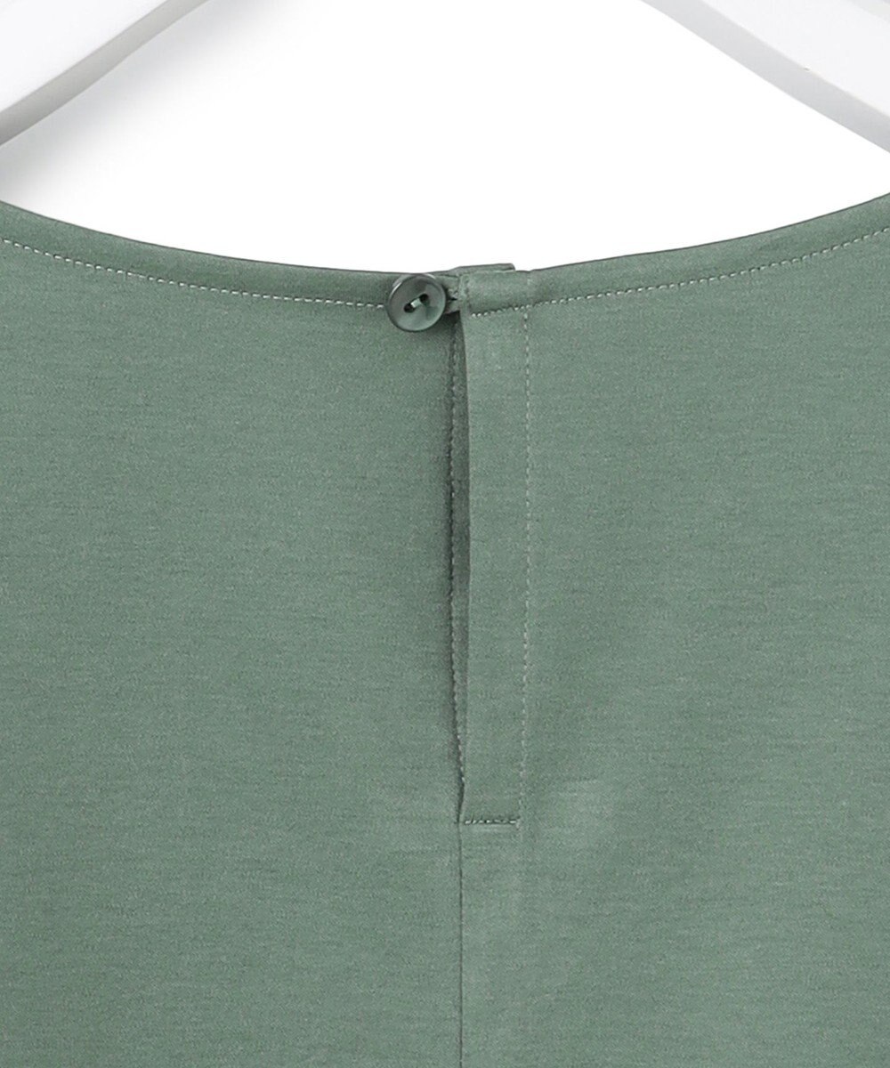 23区 S 【洗える】シルエットスムースコンビ バックフレア カットソー 