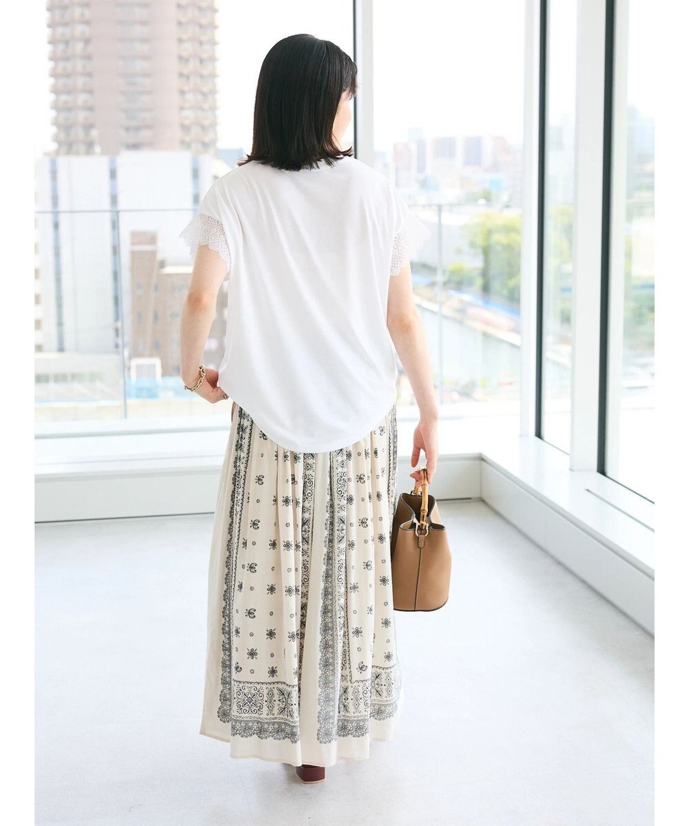 CRAFT STANDARD BOUTIQUE レーススリーブカットプルオーバー 