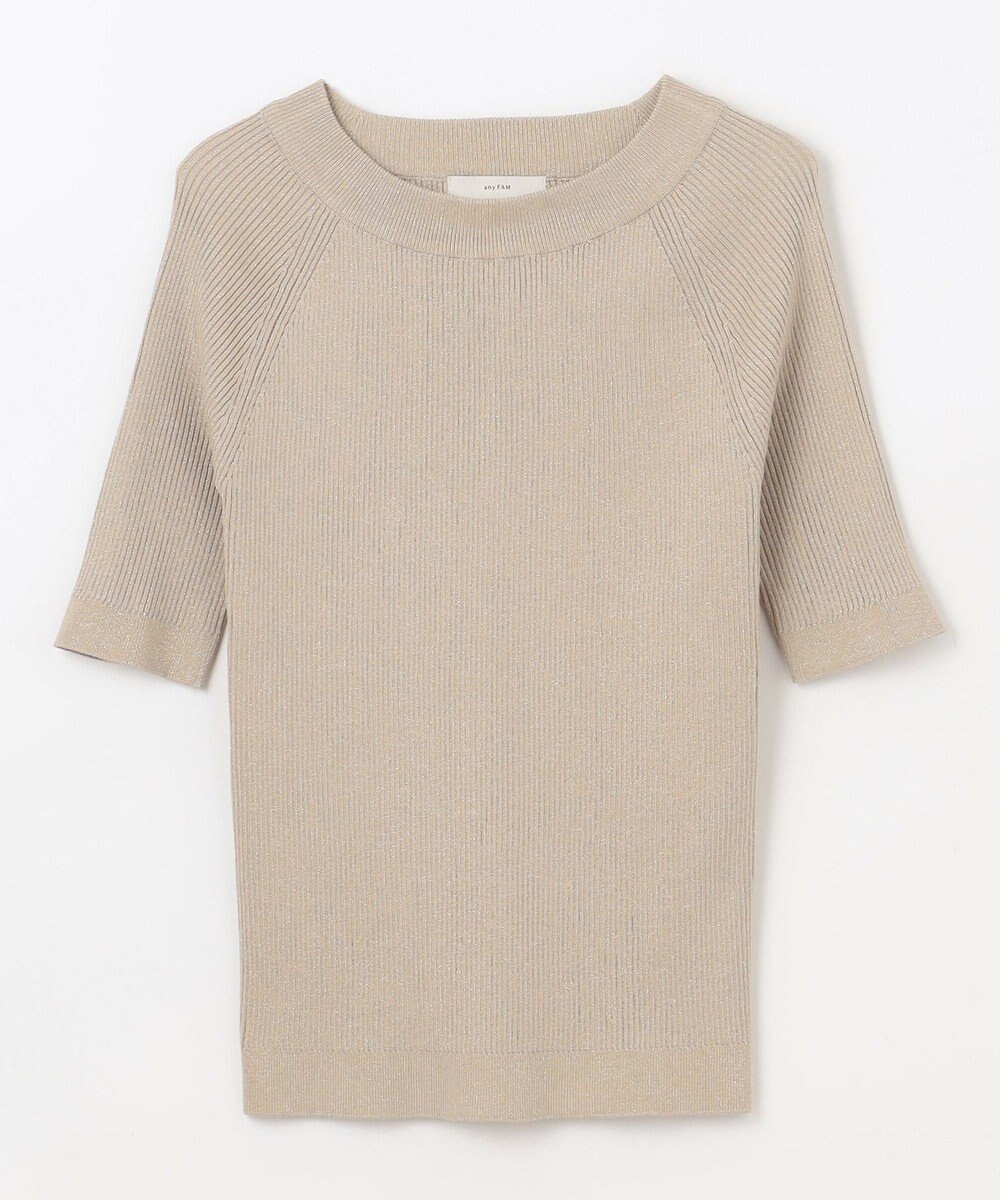 ANY ラメリブニット 