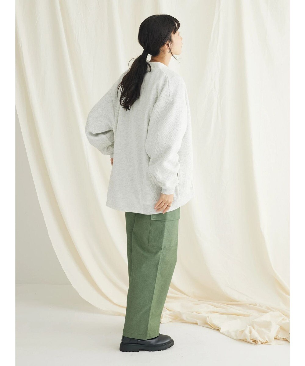 CRAFT STANDARD BOUTIQUE JQカット切り替えカーディガン2 