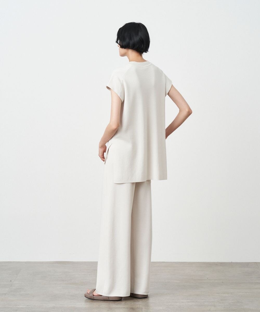 ATON 50/2 NATURAL DYE ORGANIC COTTON | イージーストレートパンツ 