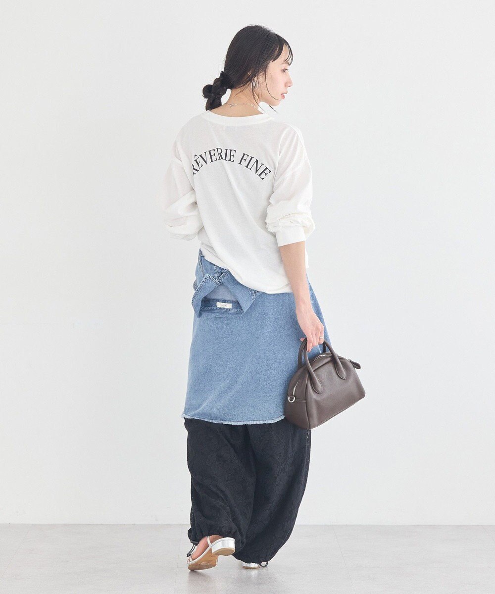 earth music&ecology 総レースカーゴパンツ 