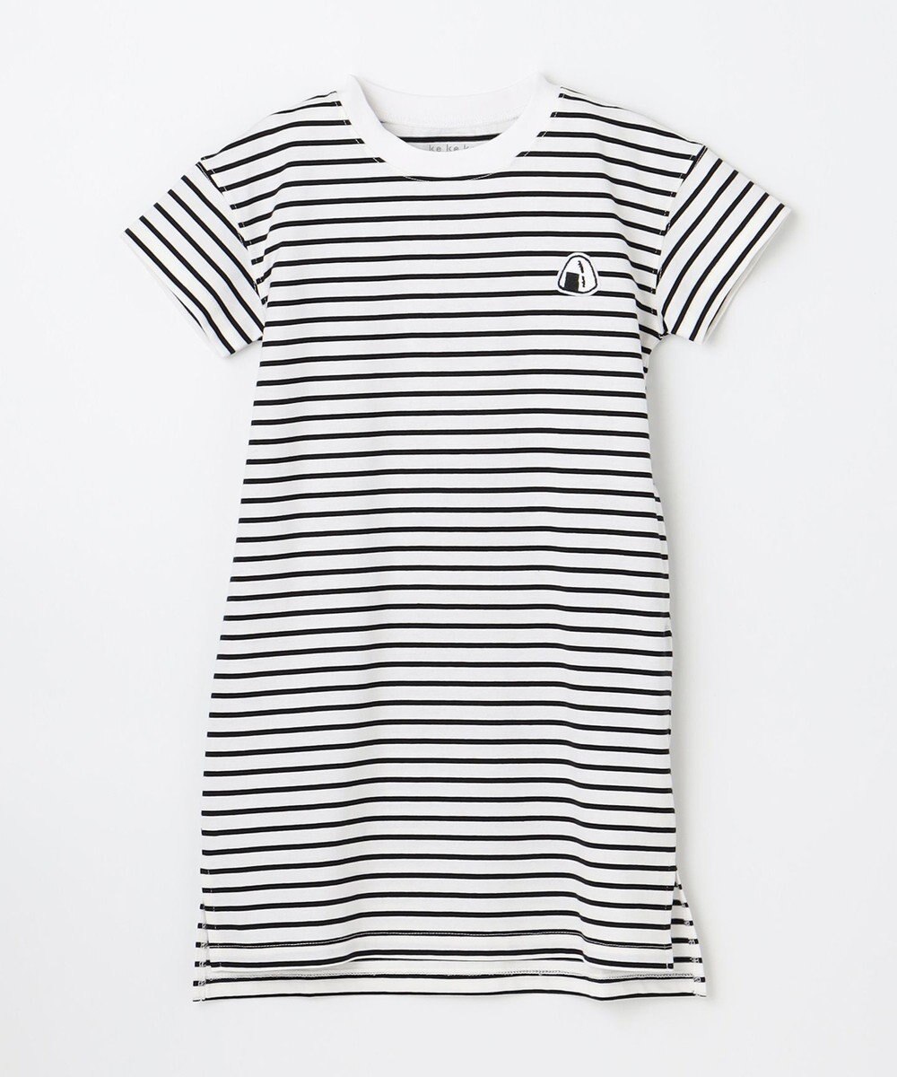 ANY KIDS 【ke ke ke】GOOD MORNING ボーダーチュニック ワンピース 