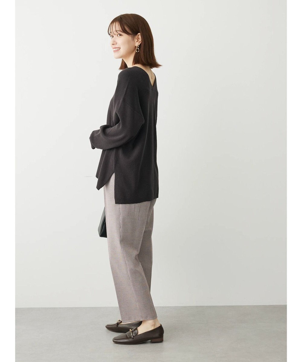 Green Parks 洗える　ミラノリブ編みニットプルオーバー 