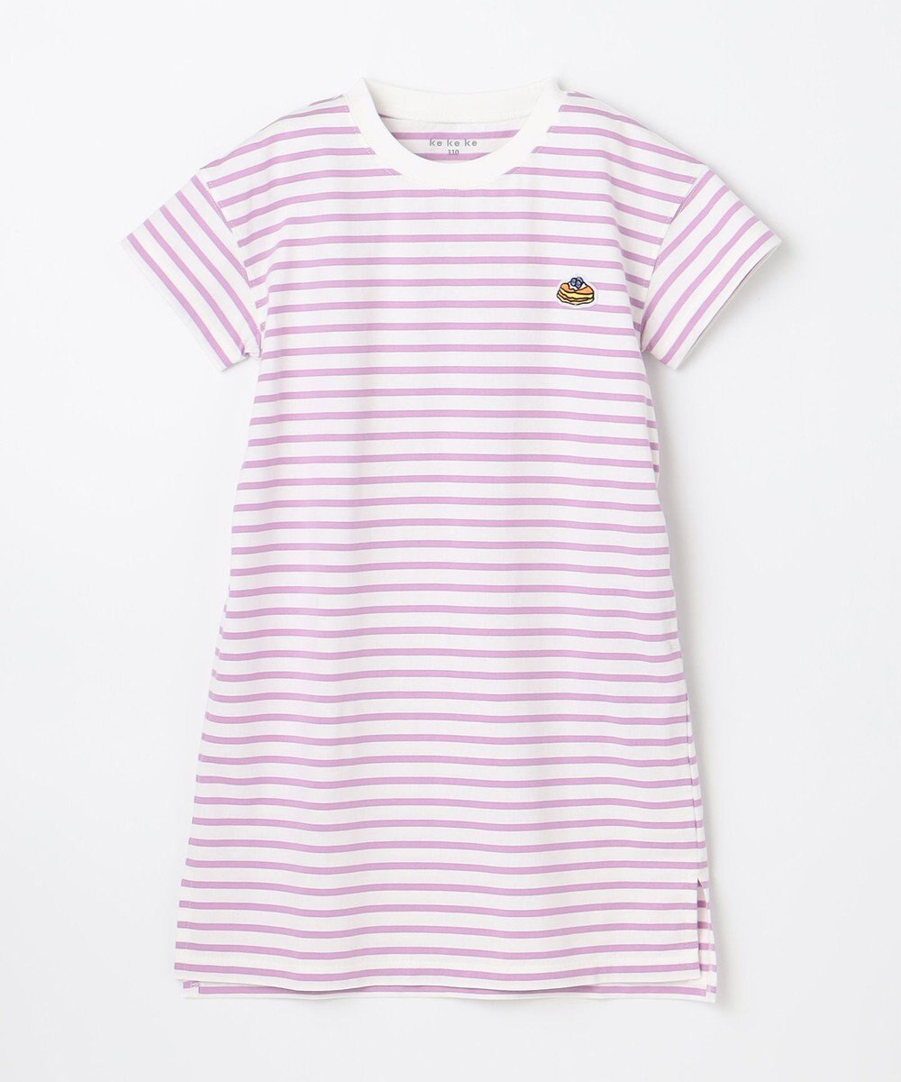 ANY KIDS 【ke ke ke】GOOD MORNING ボーダーチュニック ワンピース 