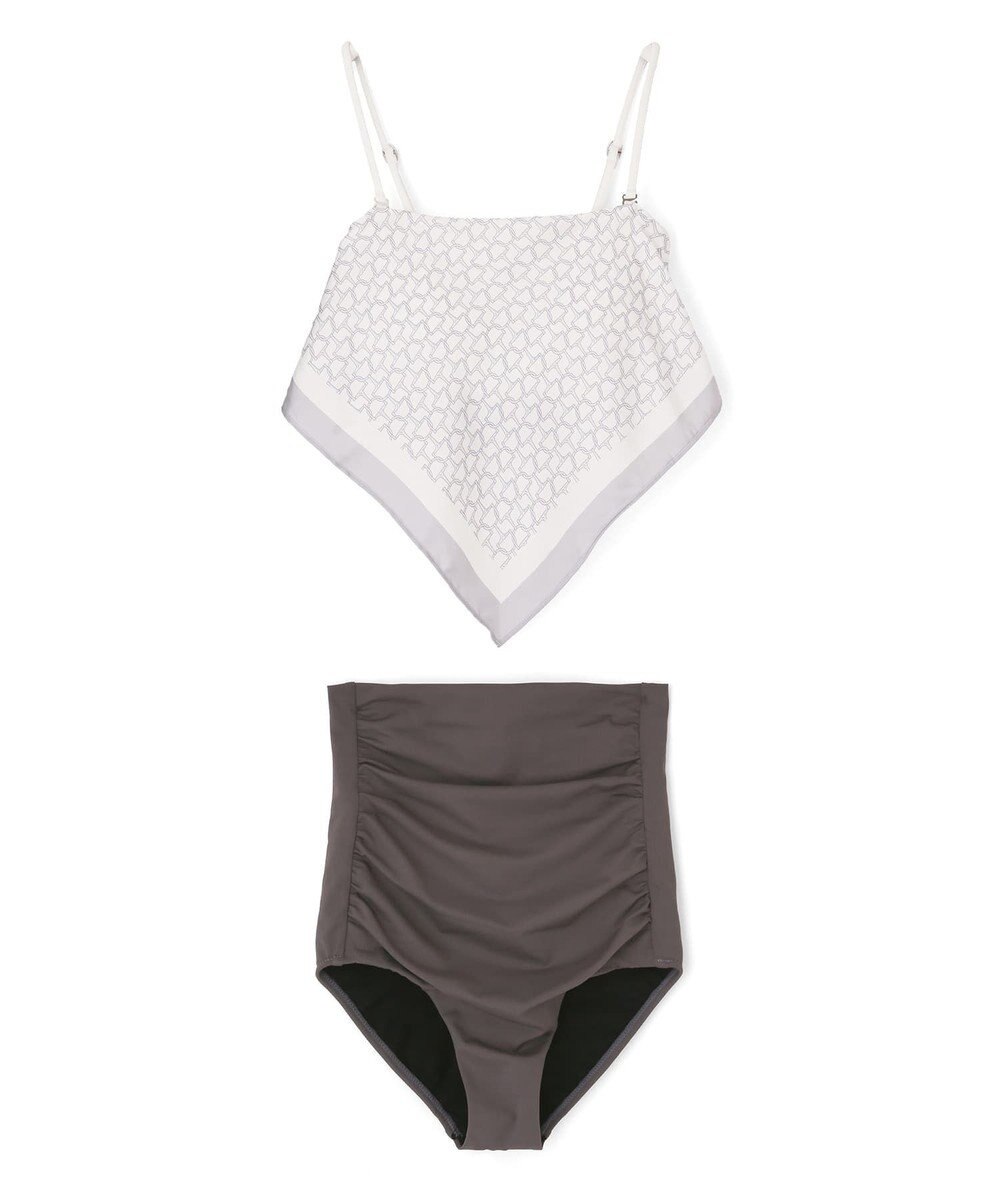 San-ai Resort（三愛水着楽園） 【ナチュラルシェイプスイム　ライト】　スカーフ風ノンワイヤービキニ　9M・11L　【San-ai Resort（サンアイリゾート）】 