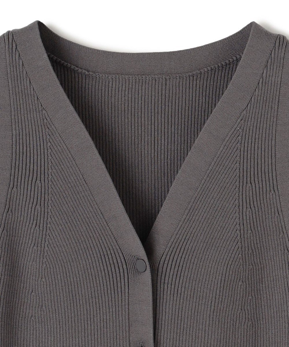 uncrave リブニット 2WAYタンクトップ 