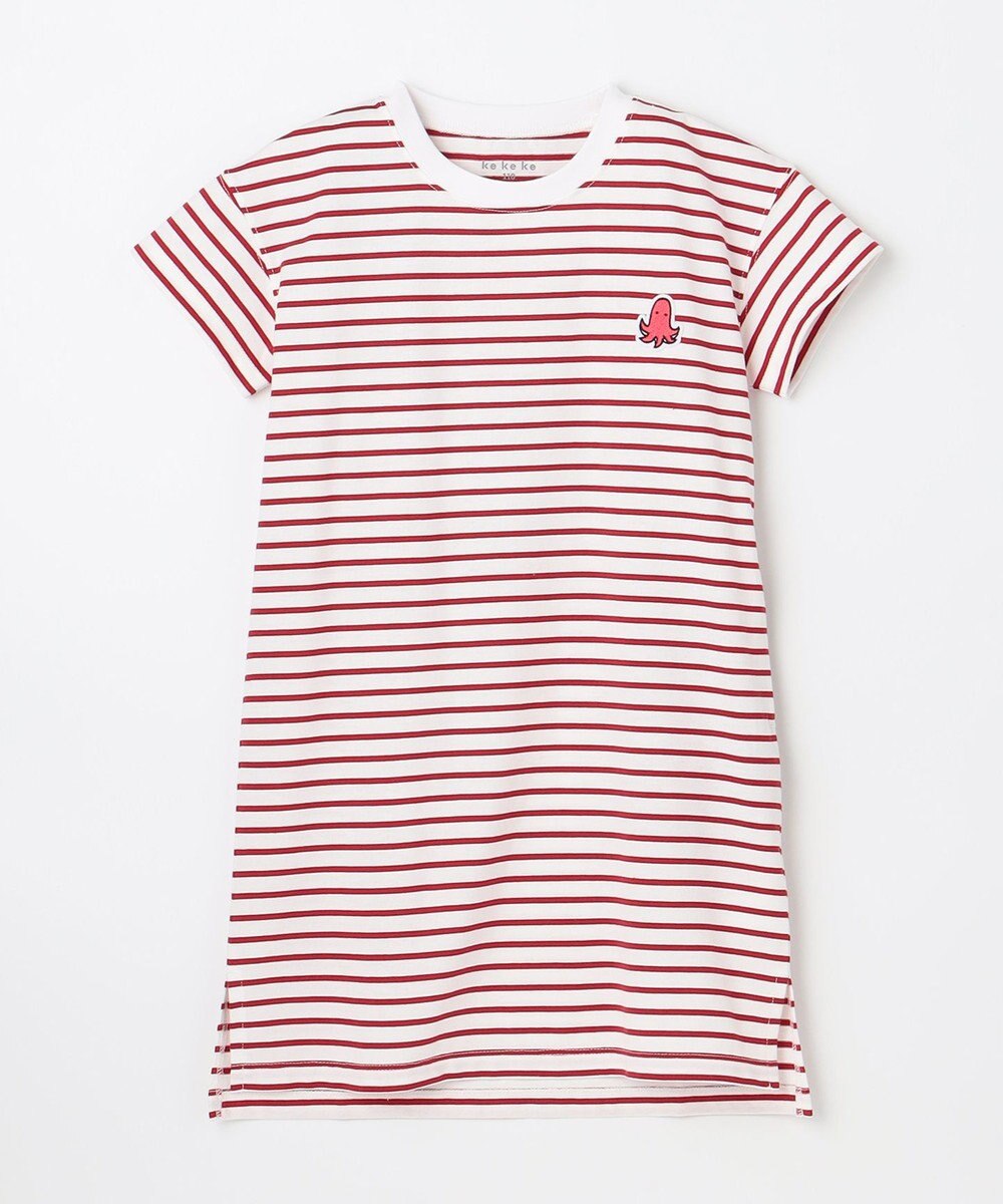 ANY KIDS 【ke ke ke】GOOD MORNING ボーダーチュニック ワンピース 