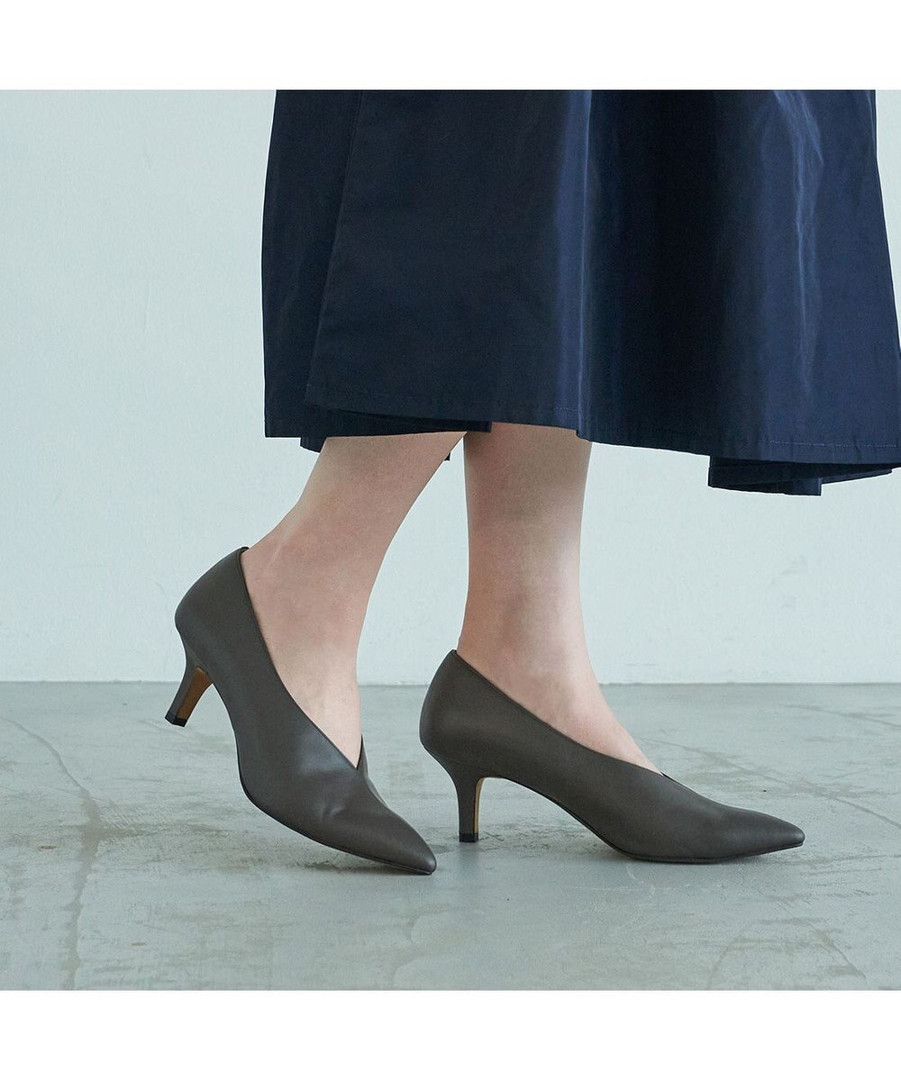 MODE ET JACOMO <carino>カバードポインテッドトゥパンプス 