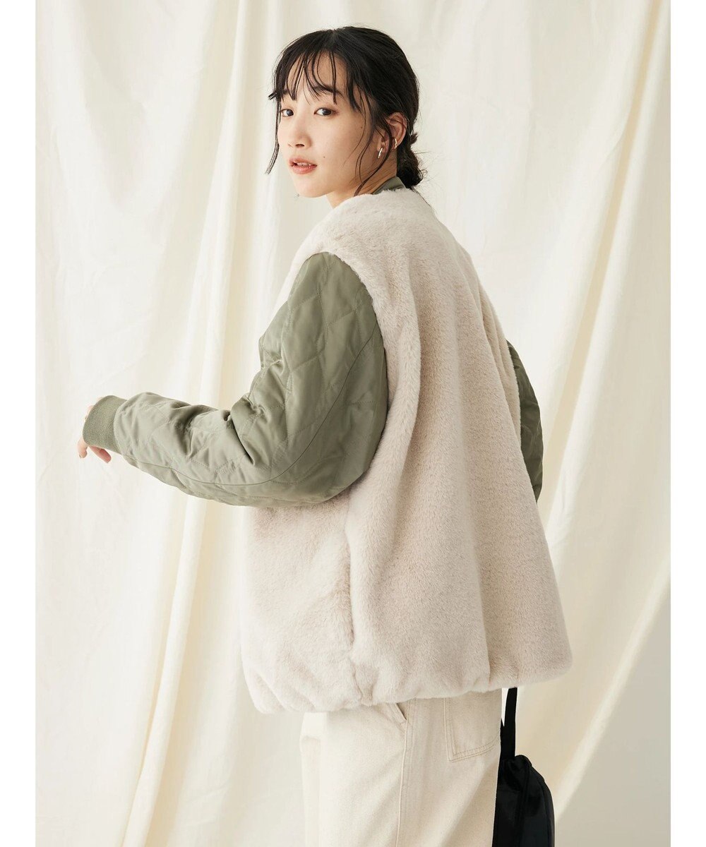 CRAFT STANDARD BOUTIQUE リバーシブルファーブルゾン 