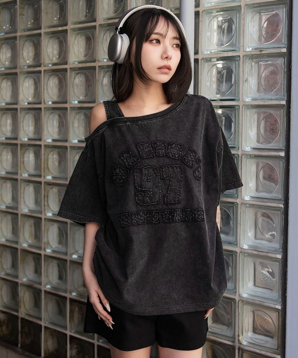 WEGO タンクレイヤードワンショルビッグT 