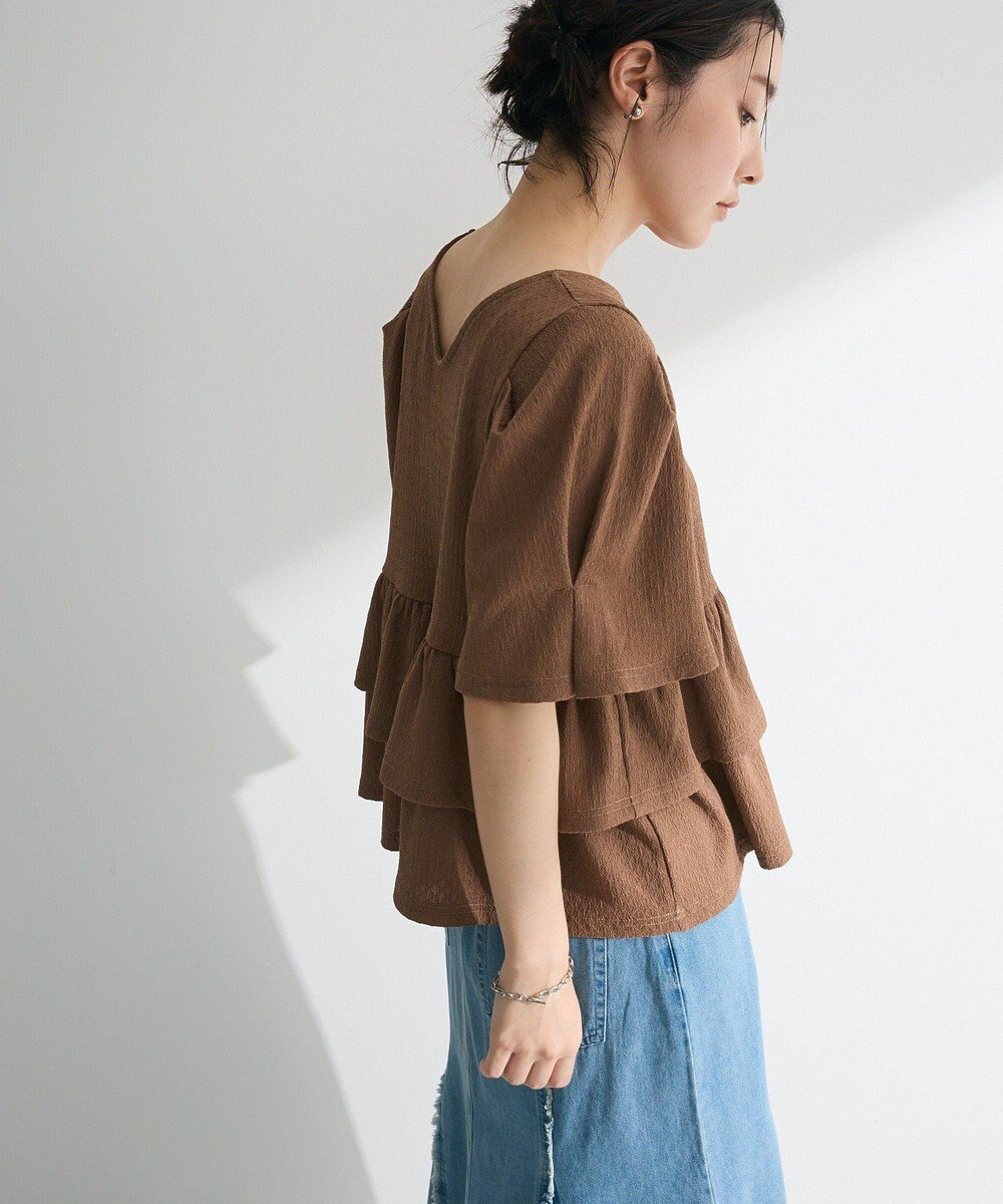 Green Parks ・ＰｅｔｉｔＦｌｅｕｒ　２ｗａｙダイヤ柄プルオーバ 