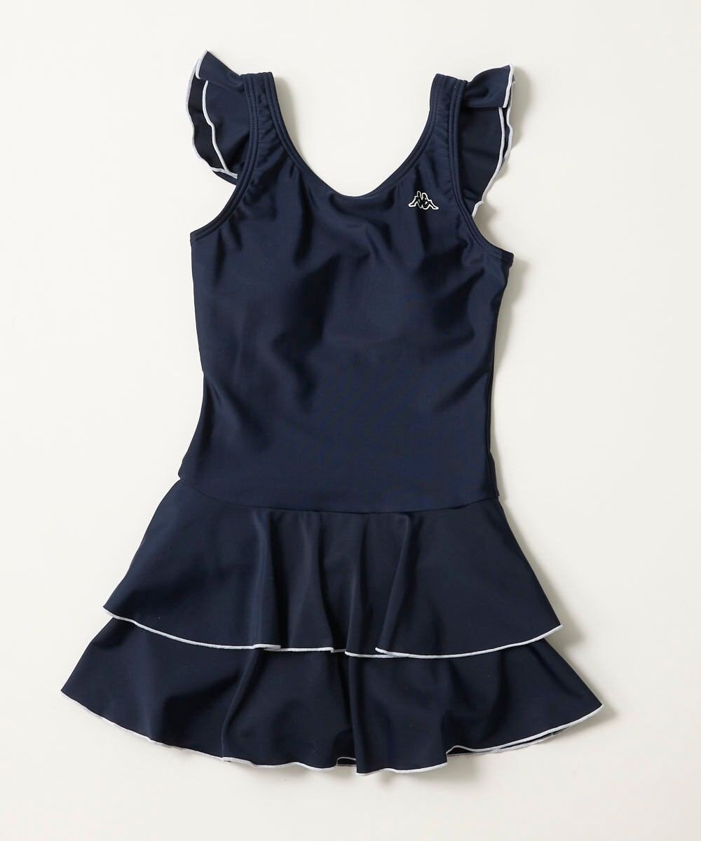 OP／FILA 【Kappa】ショートパンツ一体型スクール水着 