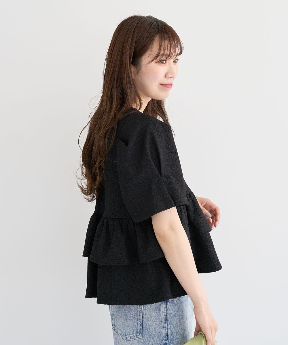 Green Parks ・ＰｅｔｉｔＦｌｅｕｒ　２ｗａｙダイヤ柄プルオーバ 