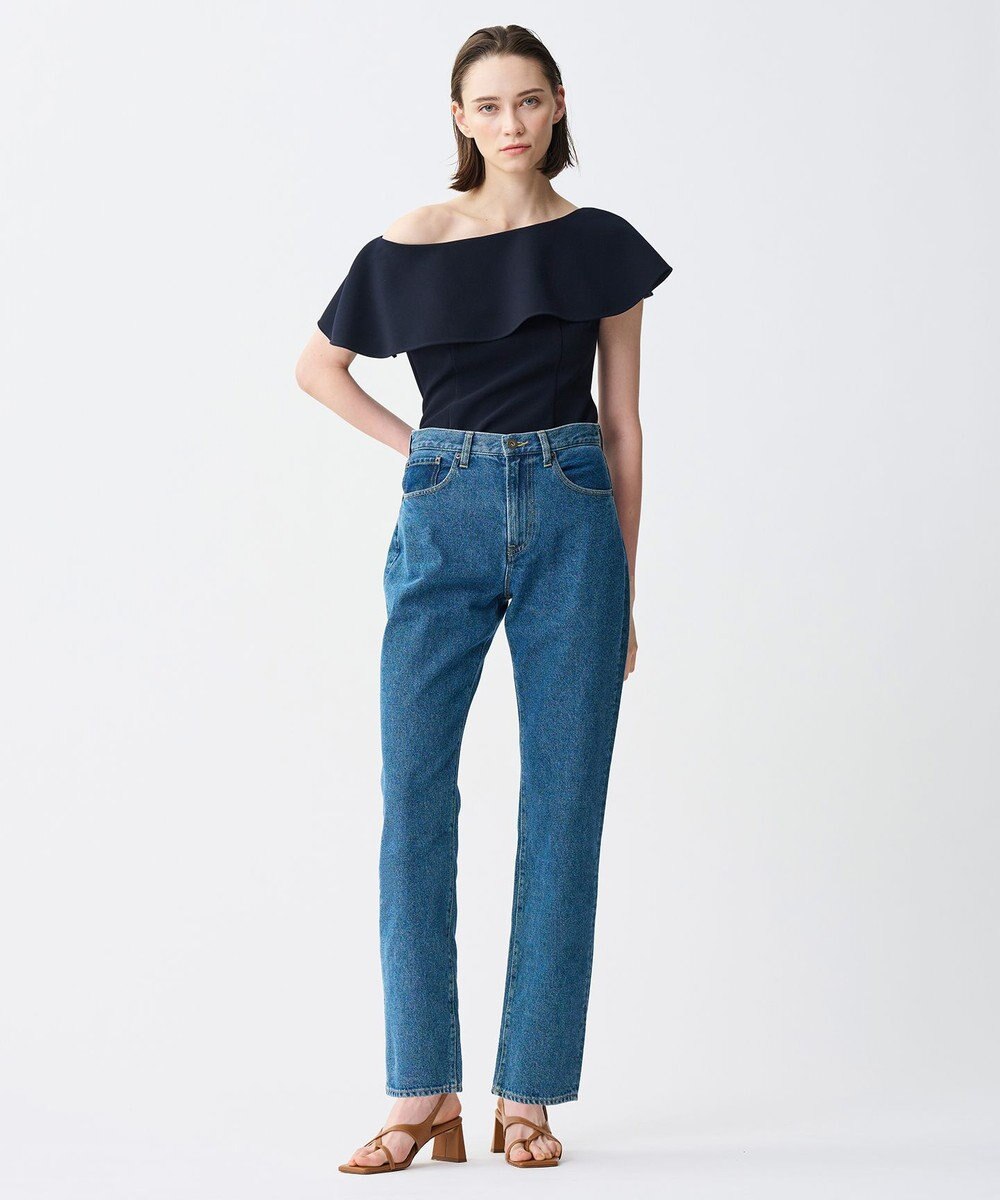 uncrave プルーフダブルクロス ラッフルブラウス 