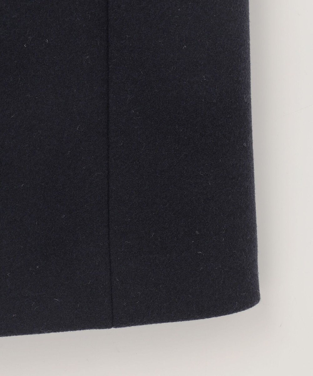 ANY SIS L ウールライクノーカラー ロングコート 