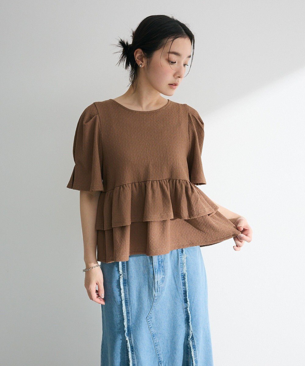 Green Parks ・ＰｅｔｉｔＦｌｅｕｒ　２ｗａｙダイヤ柄プルオーバ 