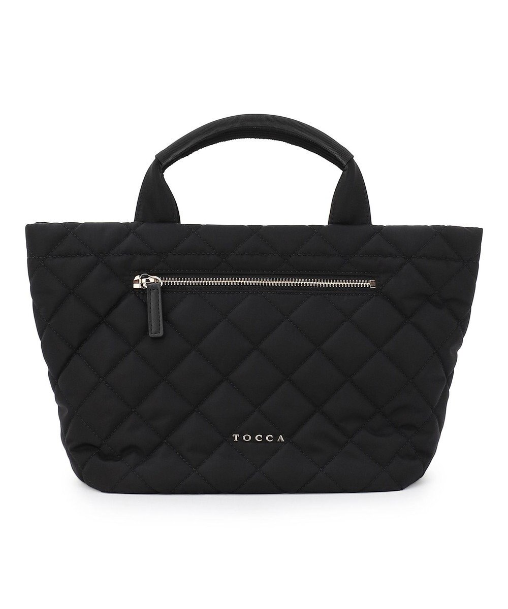 TOCCA TRACE PAVE FASTENER TOTE ナイロンキルトバッグ 