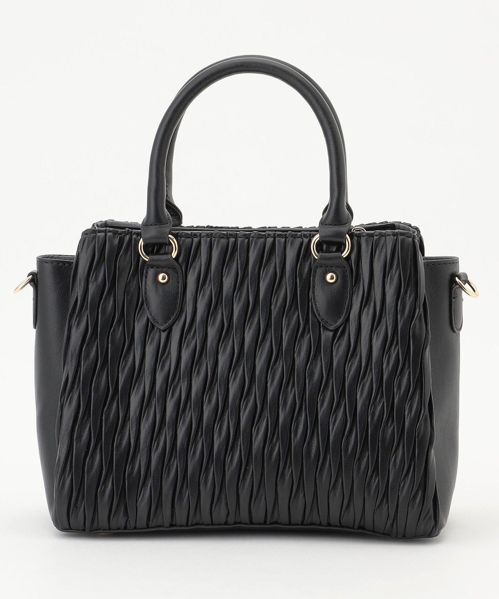 LA BAGAGERIE ランダムプリーツ2WAYハンドバッグ 