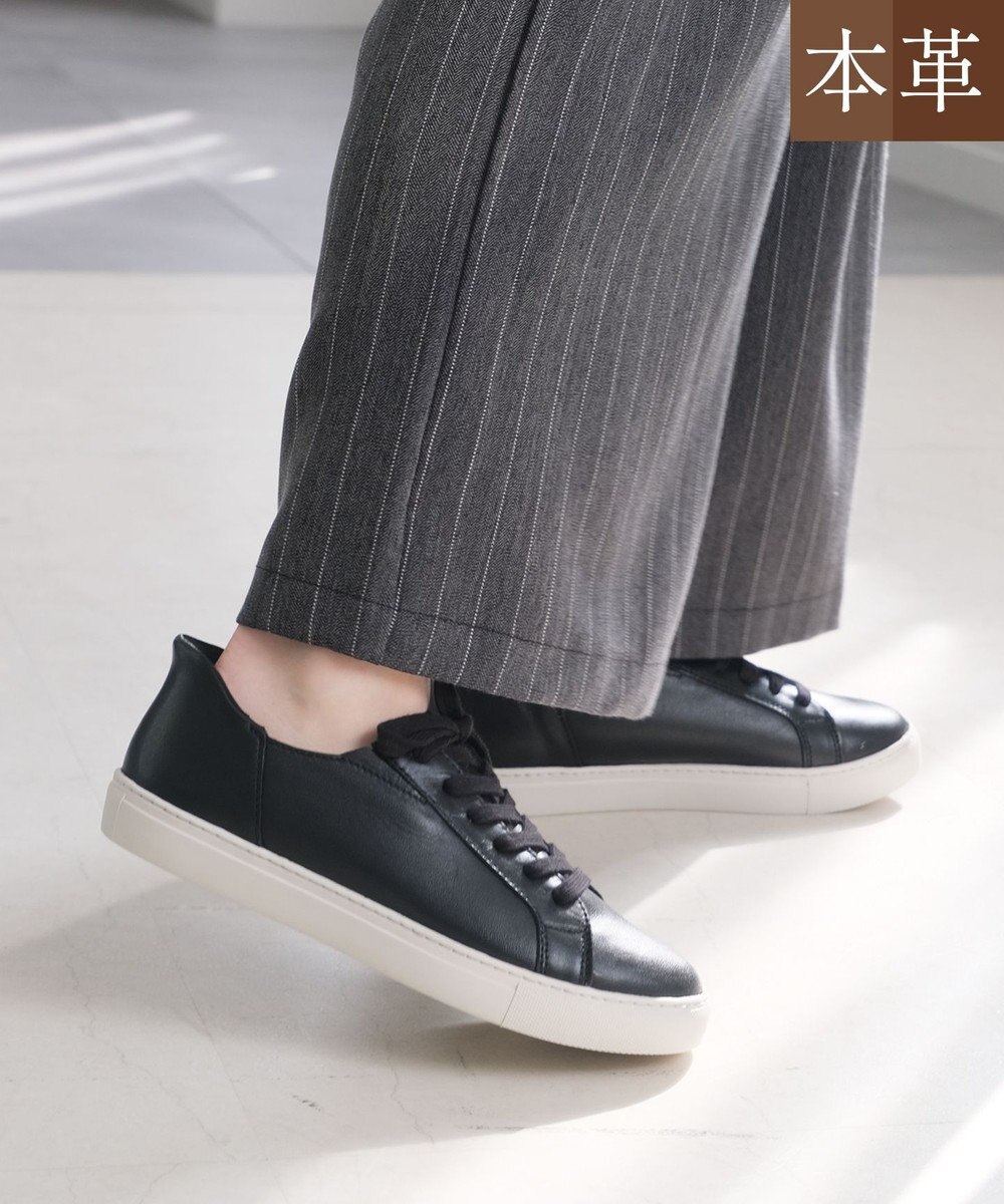 Pointer 本革スライドオンスニーカー 