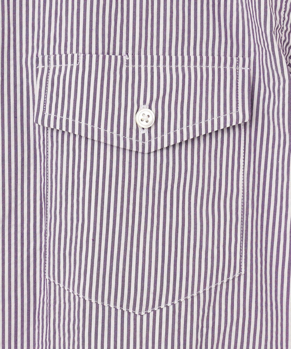 J.PRESS MEN 【クールマックス】サッカーストライプ／マイクロギンガムチェック シャツ/B.D 