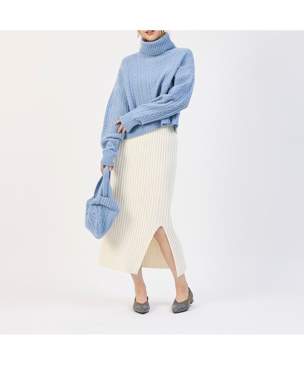 MODE ET JACOMO <noyau>ポインテッドトゥコンビデザインパンプス 