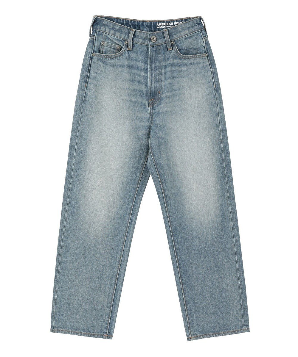 AMERICAN HOLIC ルーズストレートデニムパンツ 