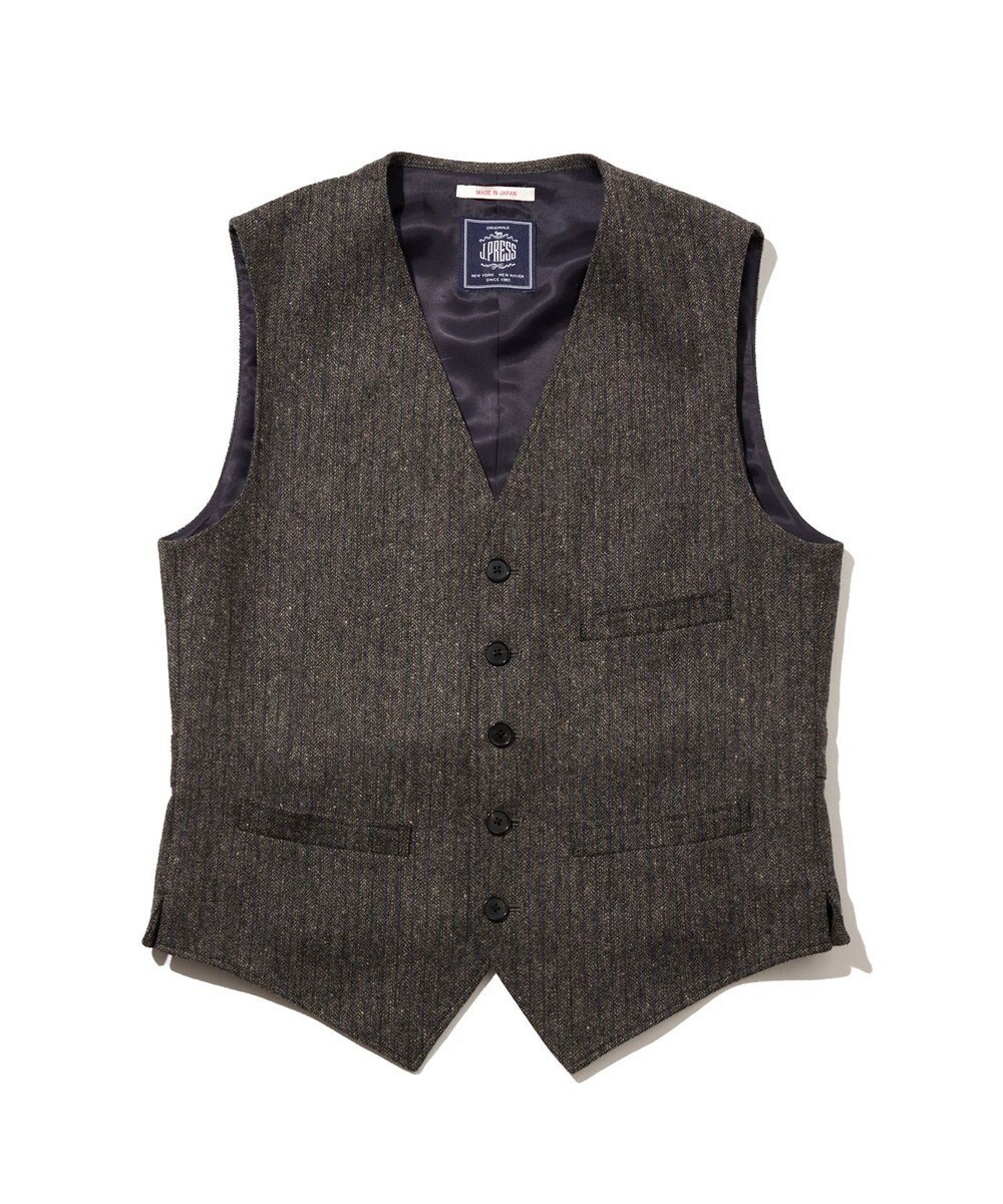 J.PRESS MEN 【J.PRESS ORIGINALS】Lambs Tweed Over Odd Vest / Japan Made 