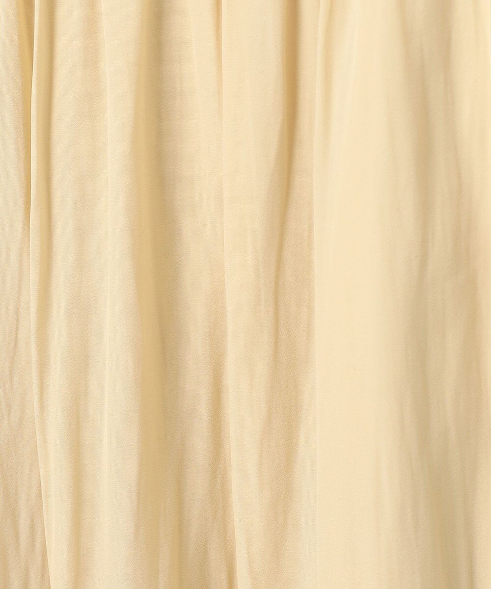 組曲 【洗える】ギャザーライトデシン パンツ ロング丈 