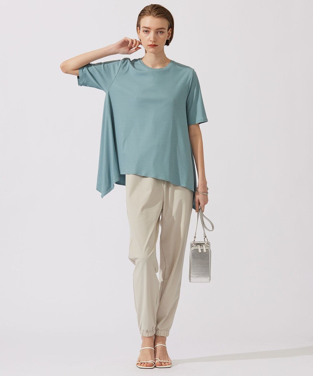 ICB L 【接触冷感・洗える】グレースジャージー デザインプルオーバー 