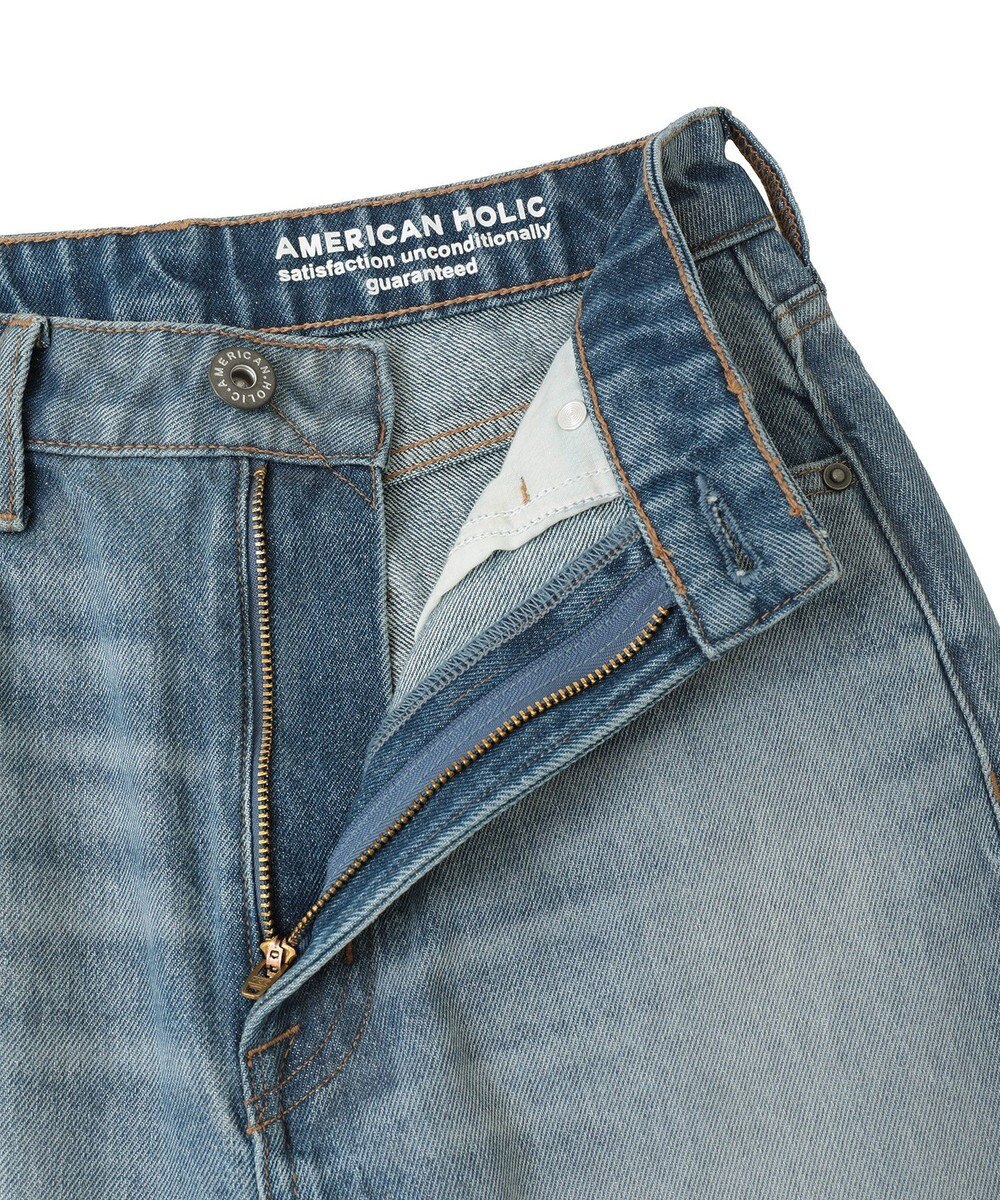 AMERICAN HOLIC ルーズストレートデニムパンツ 