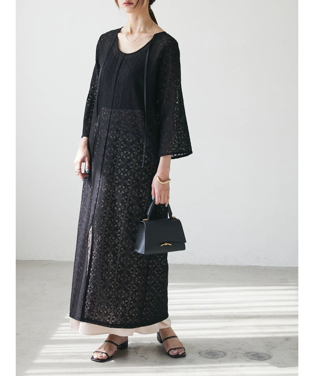 Green Parks AnriettMusee サテンナロースカート 