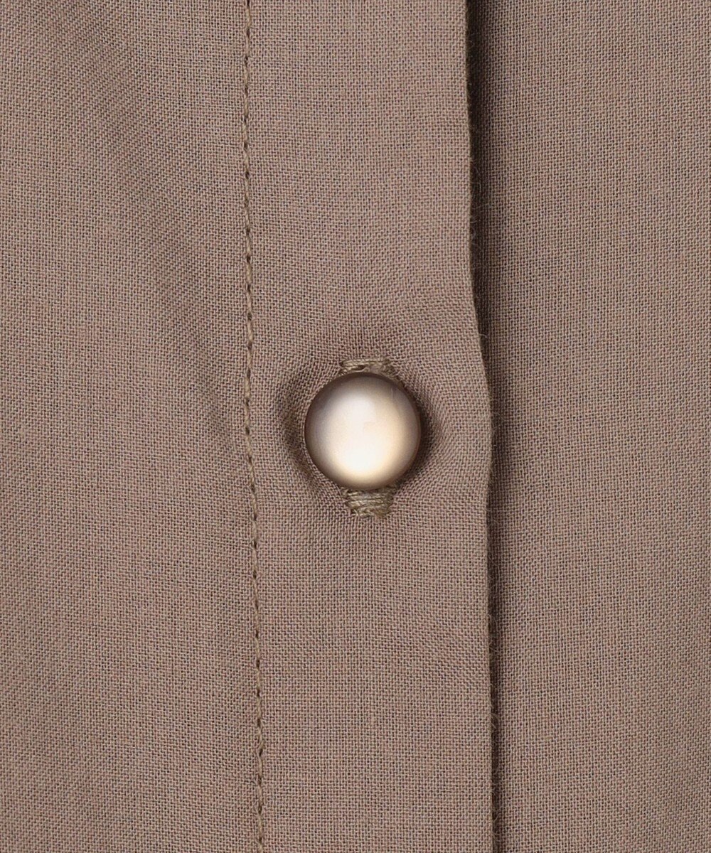 Feroux 刺繍入りシャツ ワンピース 