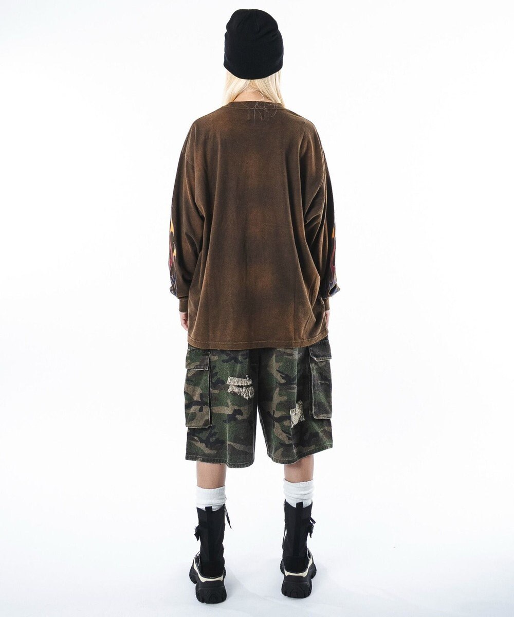 WEGO 【ユニセックス着用ITEM】フレイムグラフィックBIGT（LS） 