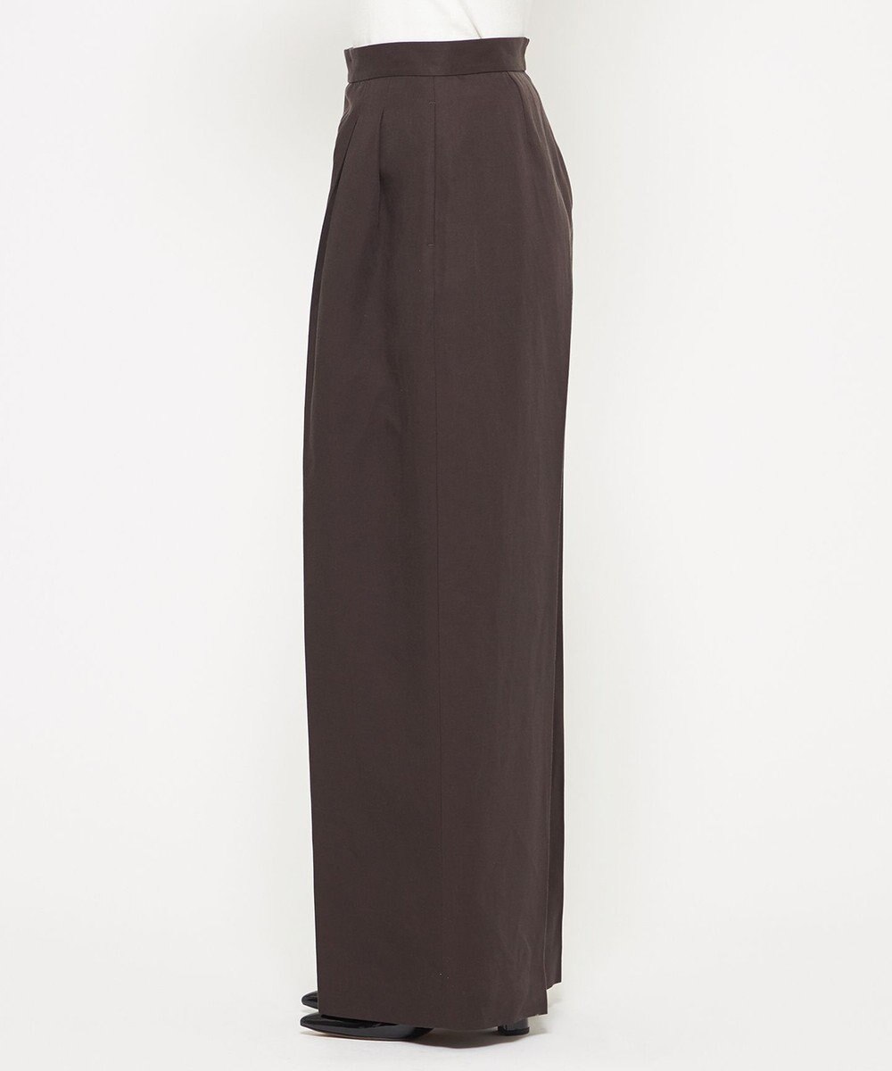 uncrave テンセルライトリネン ワイドパンツ 