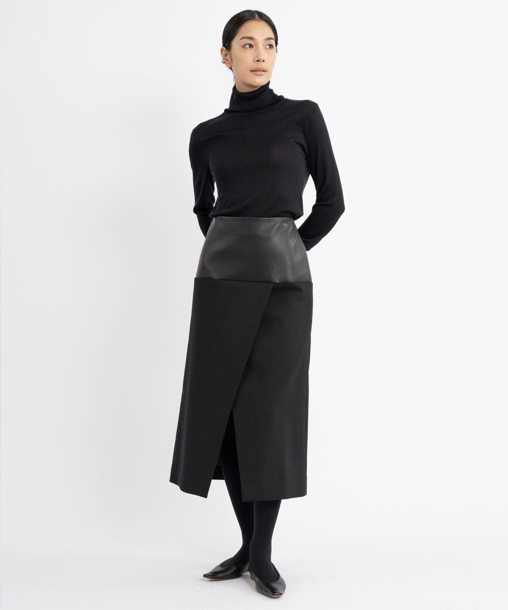 23区 S 【エステータ】シルクリブ タートルニット 