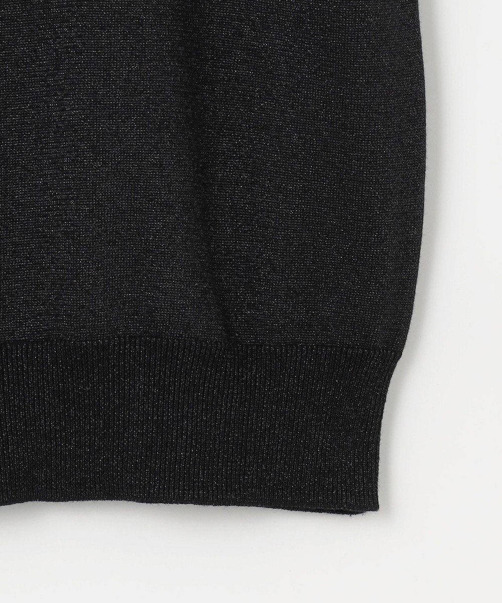 組曲 S 【WEB限定・2SET】5分袖ラメ入りアンサンブルニット 