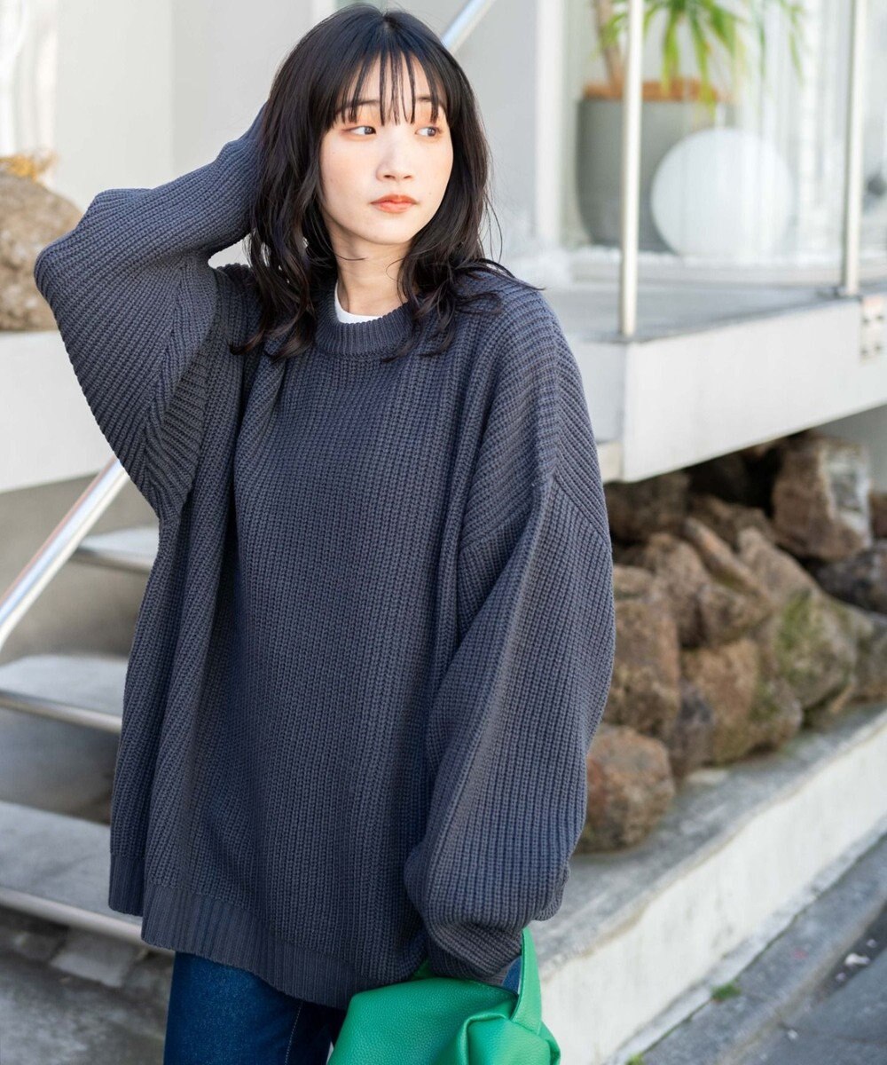 WEGO ルーズフィットプルオーバー 