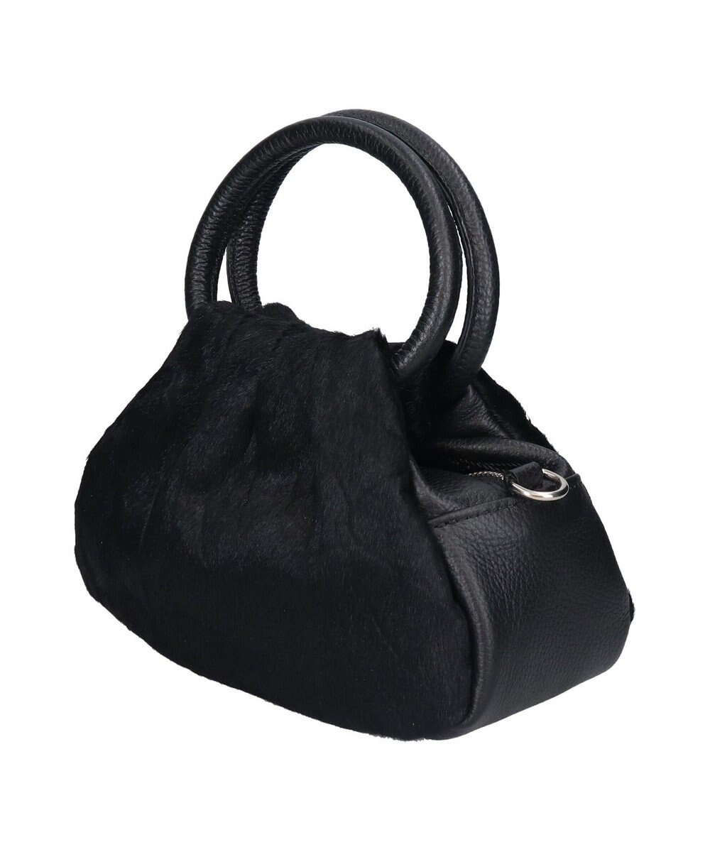 INTER-CHAUSSURES 【ANDREA CARDONE】異素材コンビハンドバッグ 