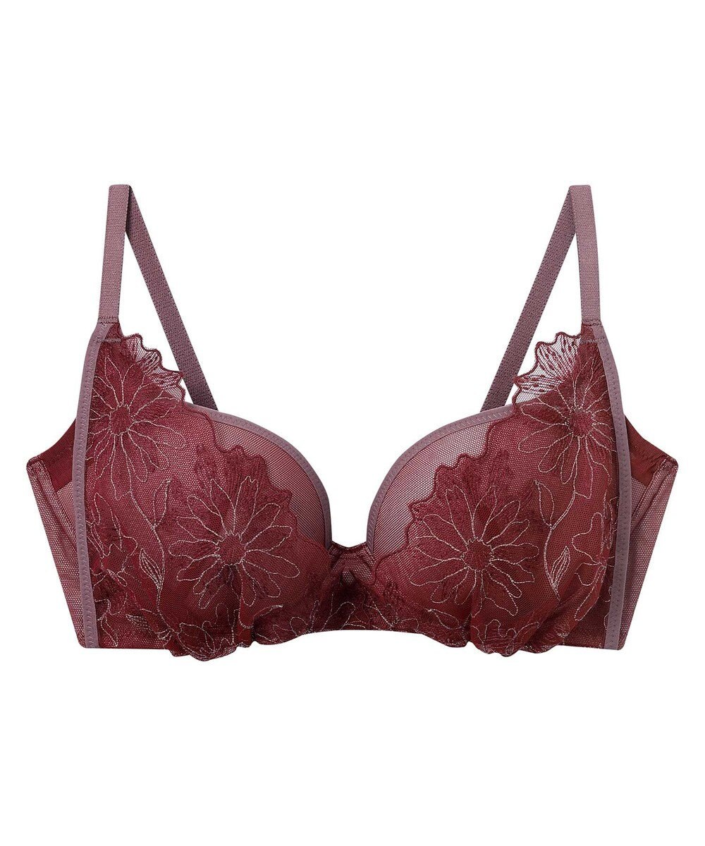 AMPHI ノンワイヤーブラ 谷間をメイク カップがバストにフィット 【BRAGENIC ブラジェニック ぴたっとフィットタイプ】 BMI257 アンフィ／ワコール 