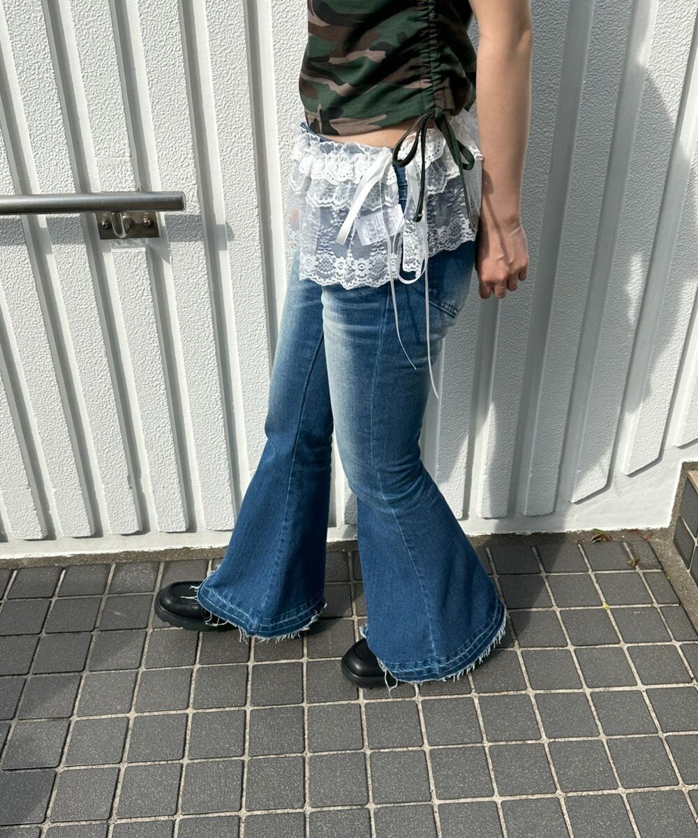 WEGO レースミニラップスカート 