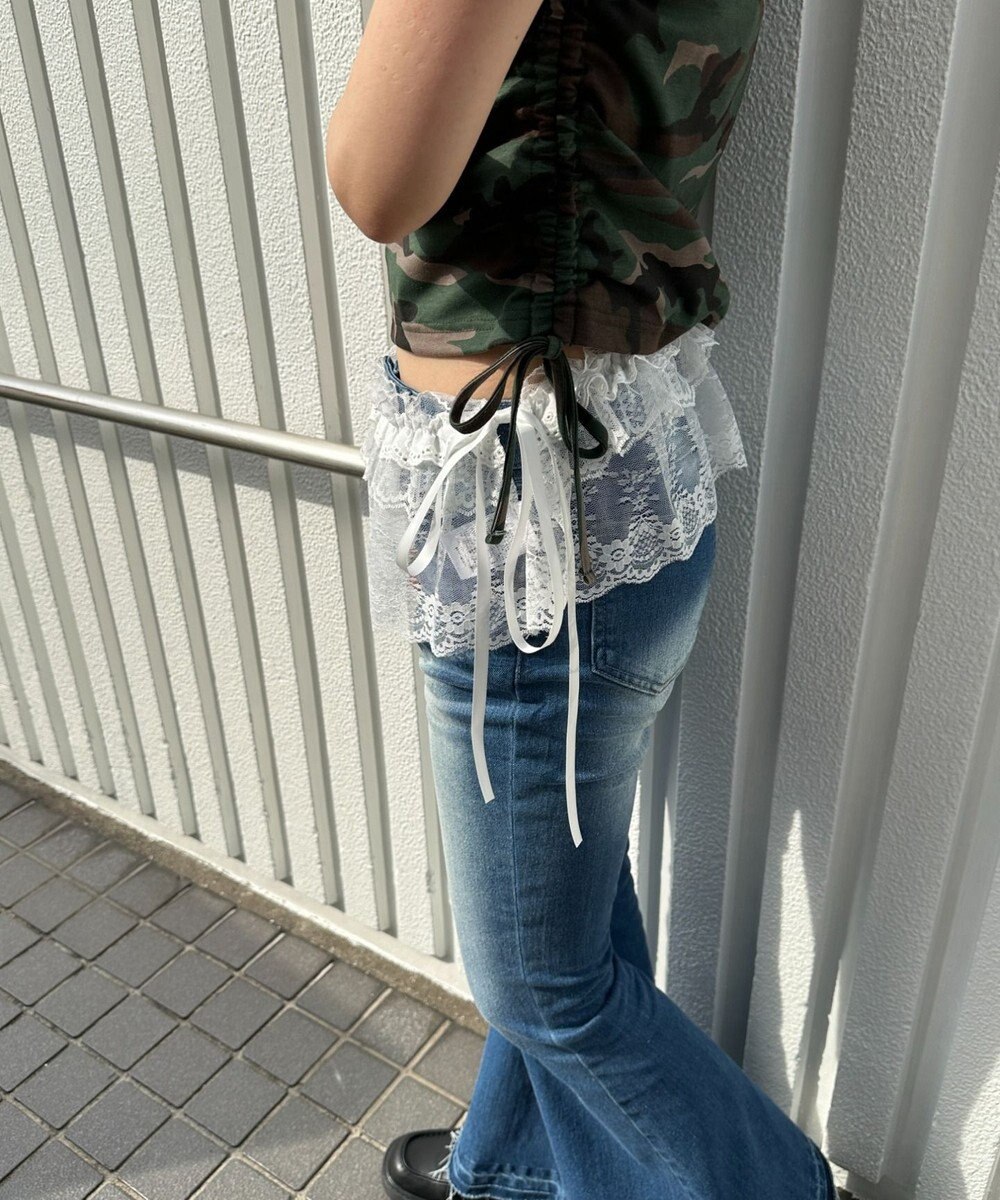 WEGO レースミニラップスカート 