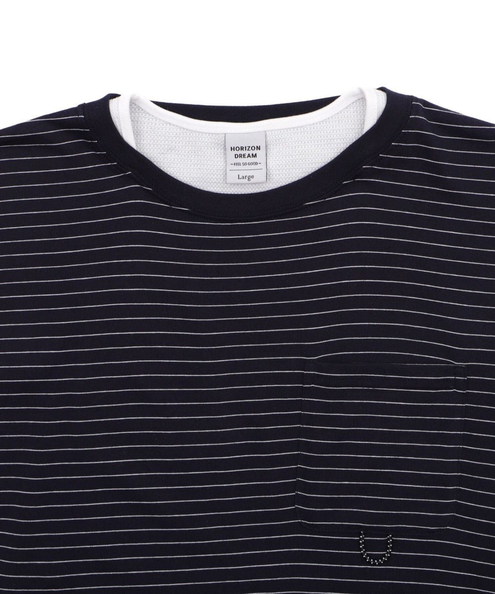 WEGO マイクロボーダーワッフルフェイクT 