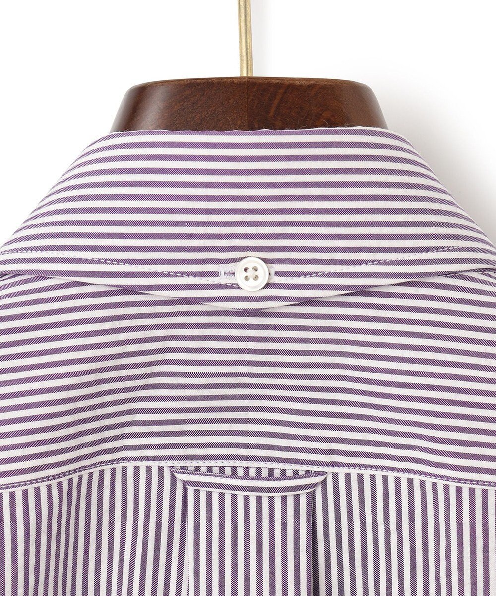 J.PRESS MEN 【クールマックス】サッカーストライプ／マイクロギンガムチェック シャツ/B.D 