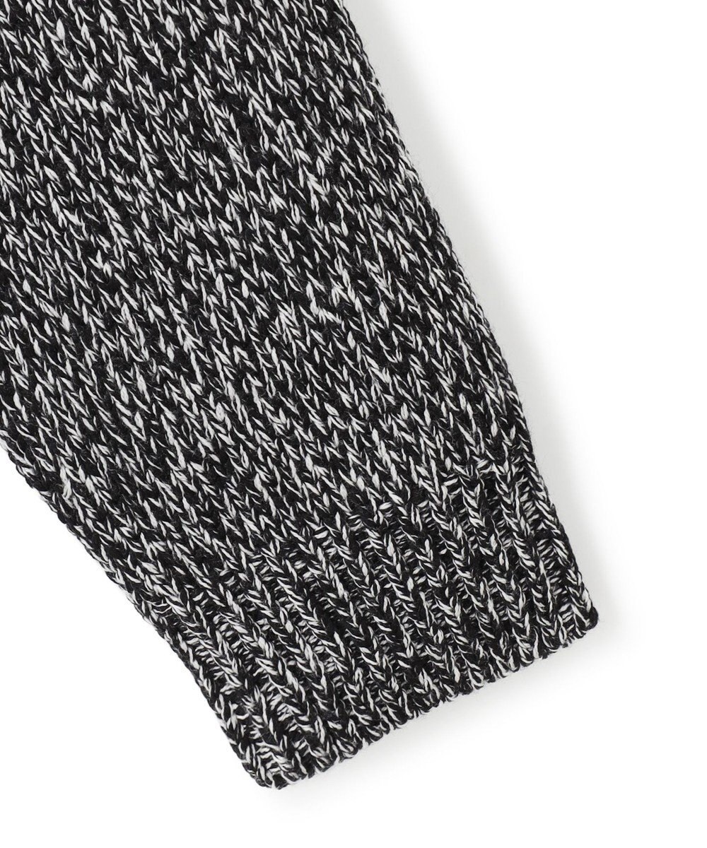 JOSEPH HOMME メリノコントラスト　ローゲージニット　 