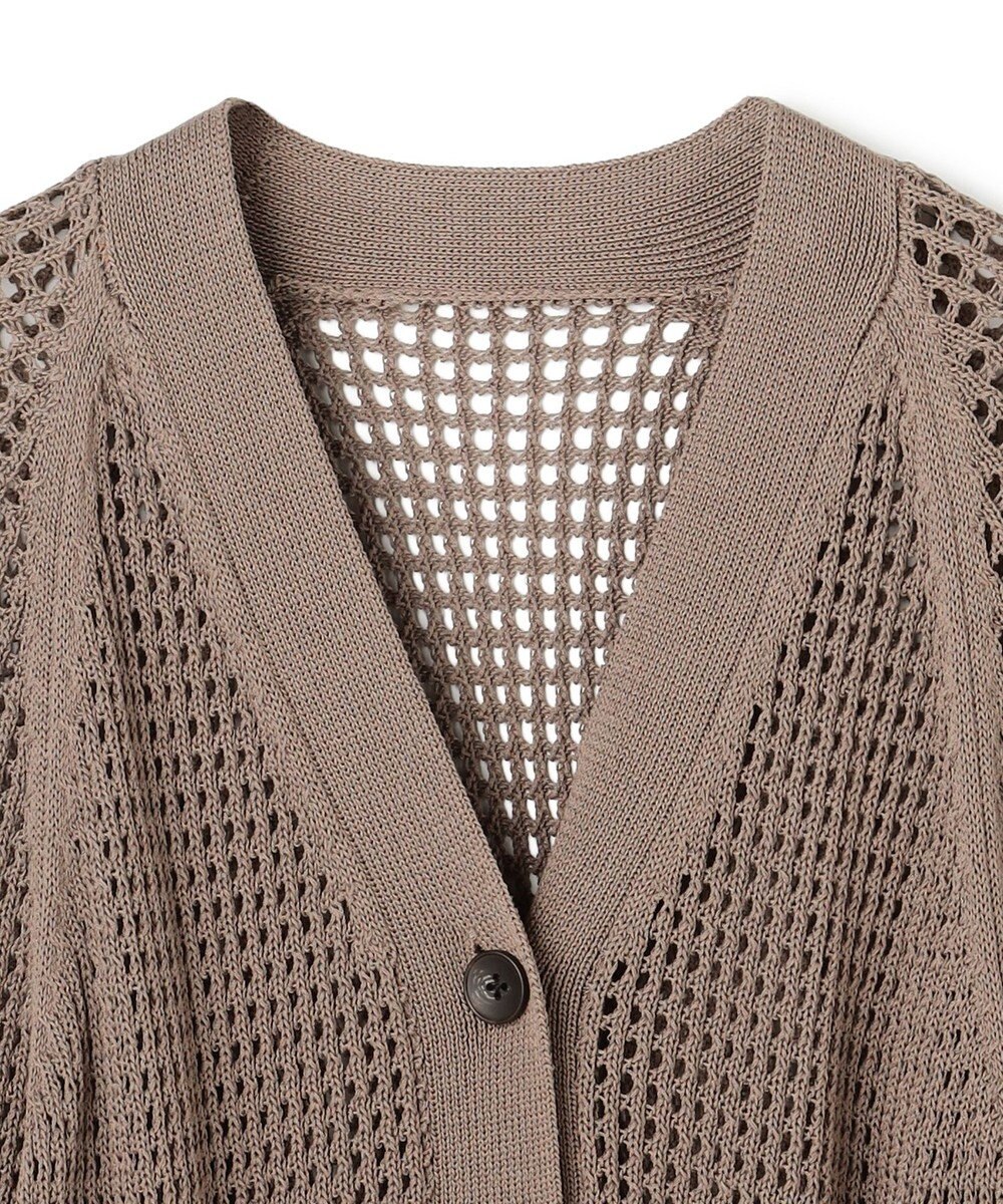 uncrave メッシュニット カーディガン 